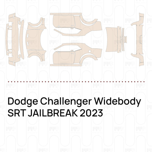 Pre-Cut PPF Dodge Challenger Widebody SRT JAILBREAK 2023