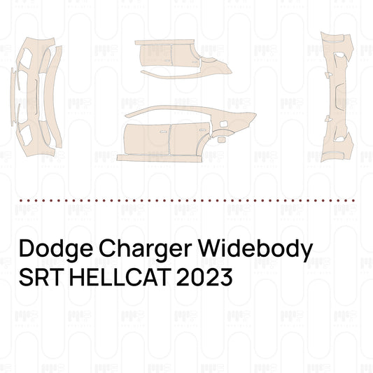Pre-Cut PPF Dodge Charger Widebody SRT HELLCAT 2023