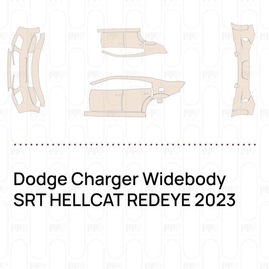Pre-Cut PPF Dodge Charger Widebody SRT HELLCAT REDEYE 2023