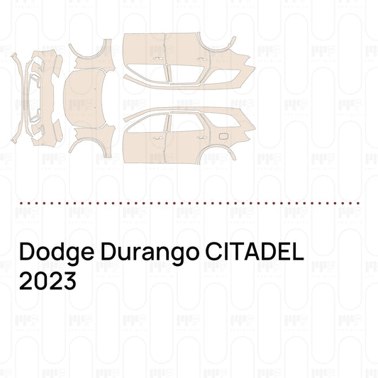Pre-Cut PPF Dodge Durango CITADEL 2023