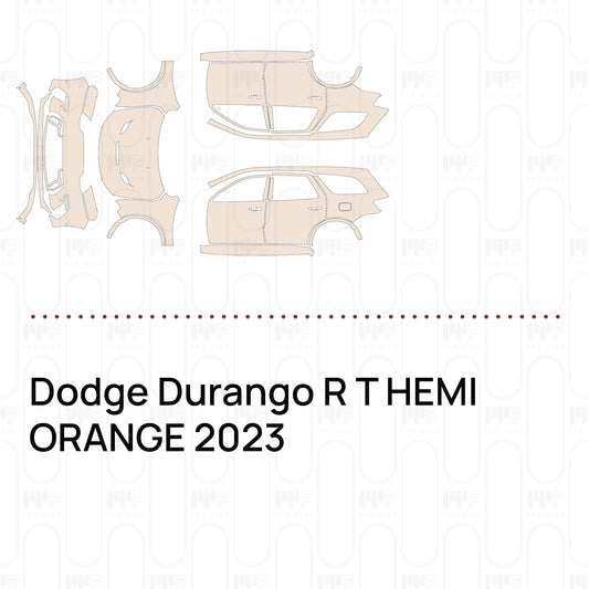 Pre-Cut PPF Dodge Durango R T HEMI ORANGE 2023
