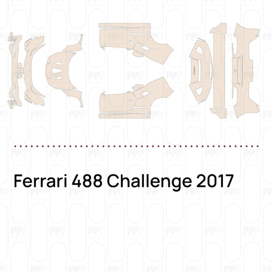 Pre-Cut PPF Ferrari 488 Challenge 2017