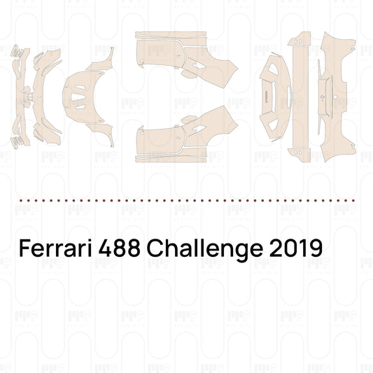 Pre-Cut PPF Ferrari 488 Challenge 2019