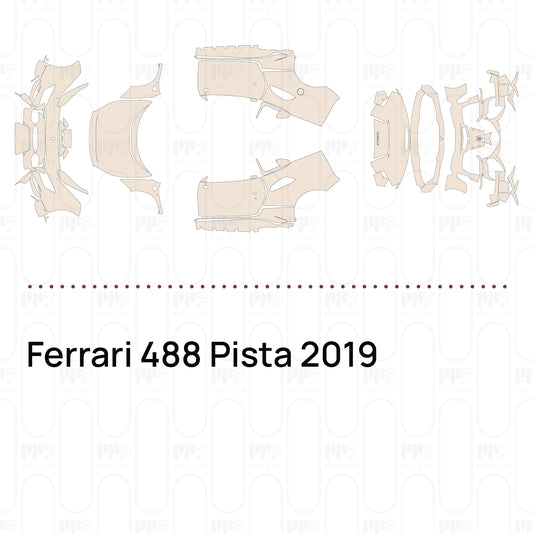 Pre-Cut PPF Ferrari 488 Pista 2019