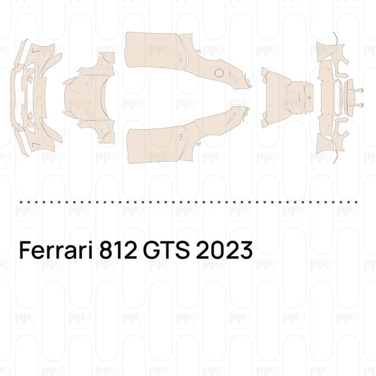Pre-Cut PPF Ferrari 812 GTS 2023