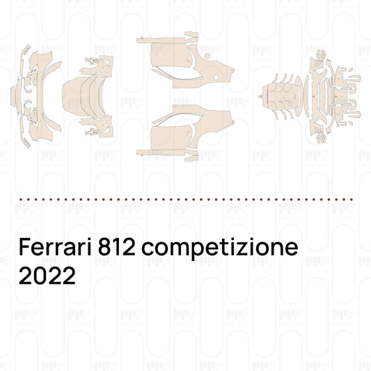 Pre-Cut PPF Ferrari 812 competizione 2022