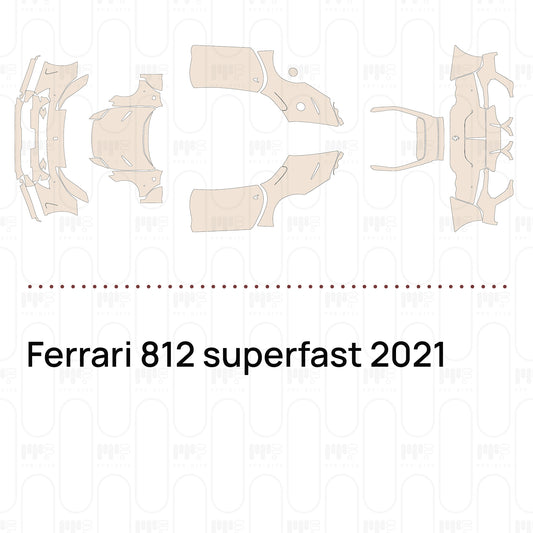 Pre-Cut PPF Ferrari 812 superfast 2021
