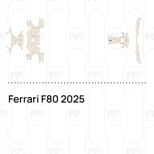 Ferrari F80 2025 – Pre-Cut PPF