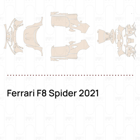 Pre-Cut PPF Ferrari F8 Spider 2021
