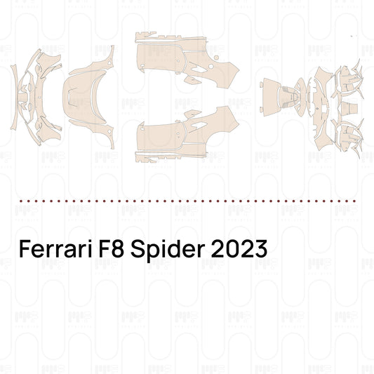 Pre-Cut PPF Ferrari F8 Spider 2023