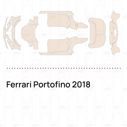 Pre-Cut PPF Ferrari Portofino 2018