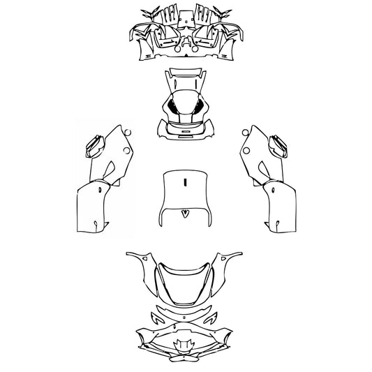 Pre-Cut PPF Ferrari SF90 Stradale 2021 - PPF-Kits