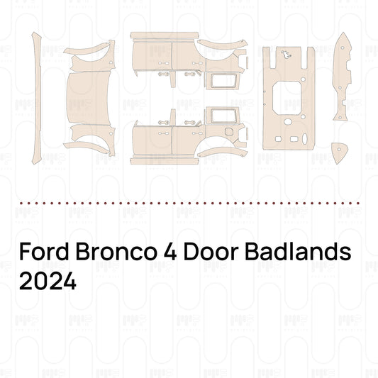 Pre-Cut PPF Ford Bronco 4 Door Badlands 2024
