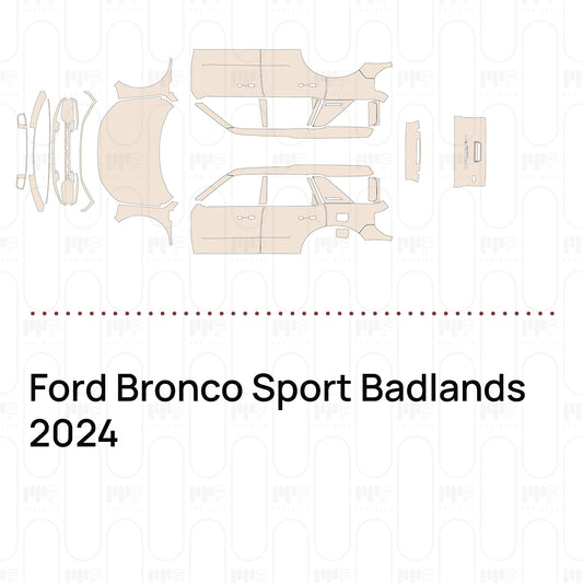 Pre-Cut PPF Ford Bronco Sport Badlands 2024