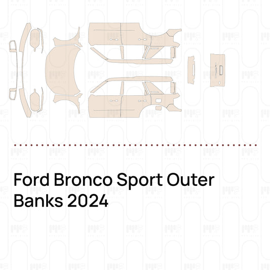 Pre-Cut PPF Ford Bronco Sport Outer Banks 2024