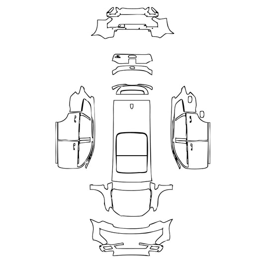 Pre-Cut PPF Ford Everest Base 2022 - PPF-Kits