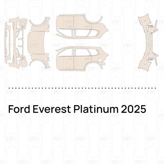Pre-Cut PPF Ford Everest Platinum 2025