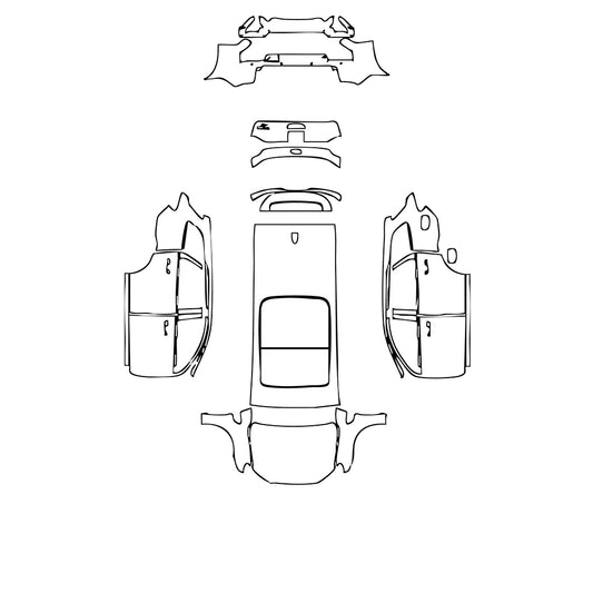 Pre-Cut PPF Ford Everest sport 2018 - PPF-Kits