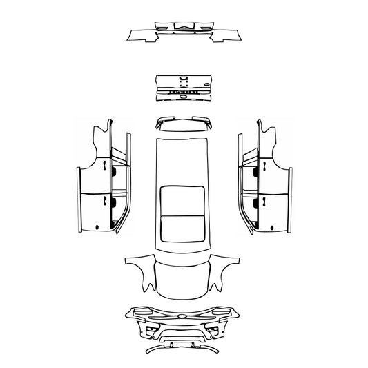 Pre-Cut PPF Ford Expedition Standard Wheelbase King Ranch 2022 - PPF-Kits
