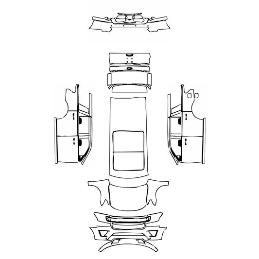 Pre-Cut PPF Ford Expedition Standard Wheelbase Platinum 2020 - PPF-Kits