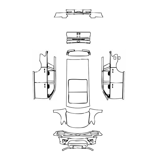 Pre-Cut PPF Ford Expedition Standard Wheelbase Platinum 2022 - PPF-Kits