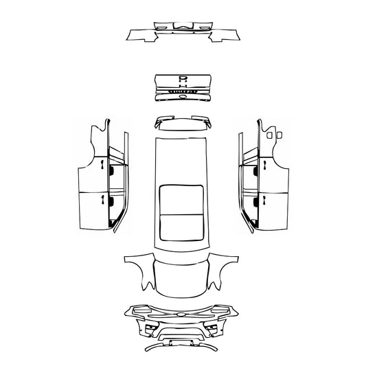 Pre-Cut PPF Ford Expedition Standard Wheelbase XL 2024 - PPF-Kits