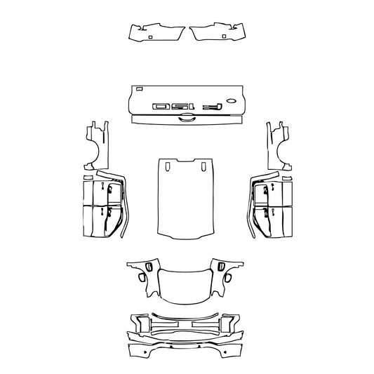 Pre-Cut PPF Ford F-150 Lightning Lariat 2025 - PPF-Kits