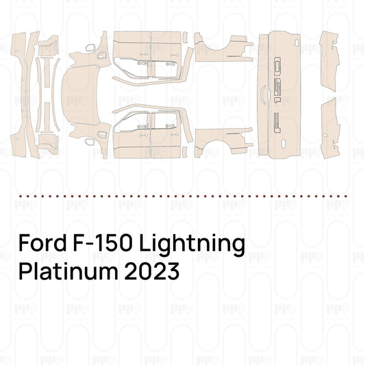 Pre-Cut PPF Ford F-150 Lightning Platinum 2023