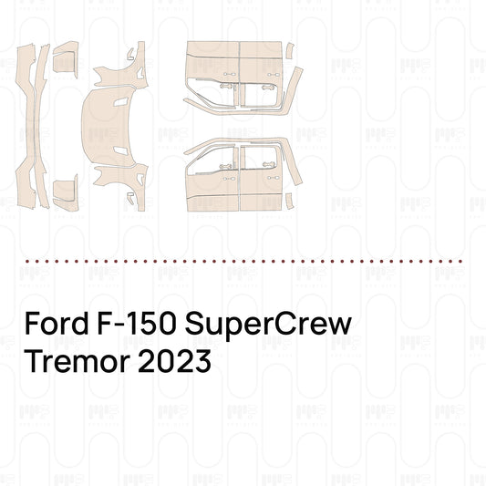 Pre-Cut PPF Ford F-150 SuperCrew Tremor 2023
