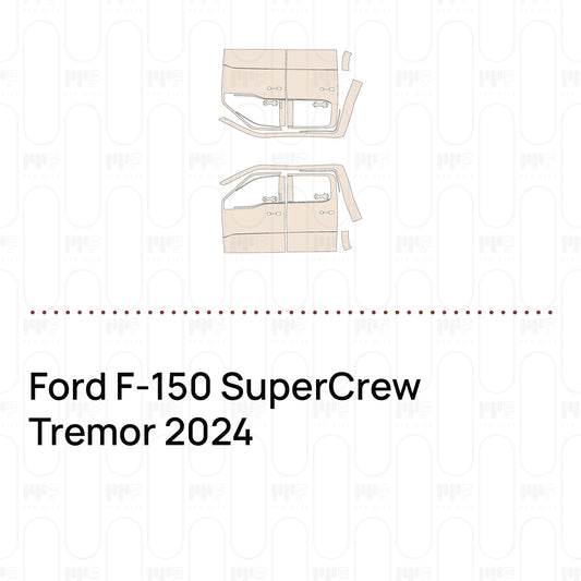 Pre-Cut PPF Ford F-150 SuperCrew Tremor 2024