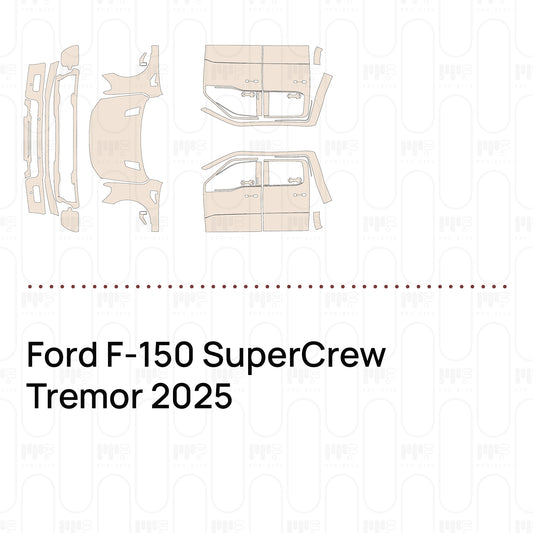 Pre-Cut PPF Ford F-150 SuperCrew Tremor 2025