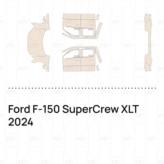 Pre-Cut PPF Ford F-150 SuperCrew XLT 2024