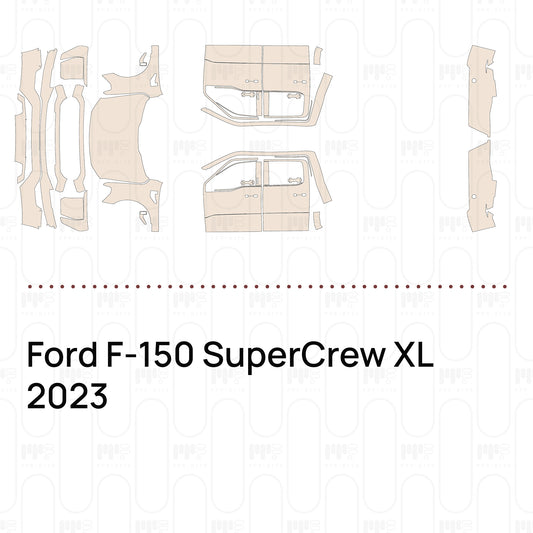 Pre-Cut PPF Ford F-150 SuperCrew XL 2023