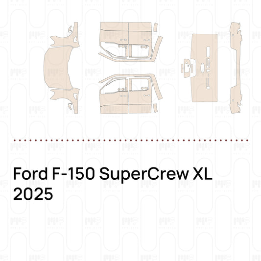 Pre-Cut PPF Ford F-150 SuperCrew XL 2025