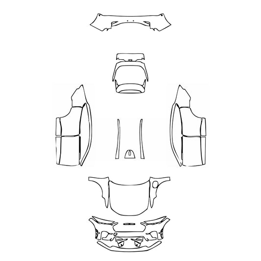 Pre-Cut PPF Ford Mach-E (CN) Base 2023 - PPF-Kits