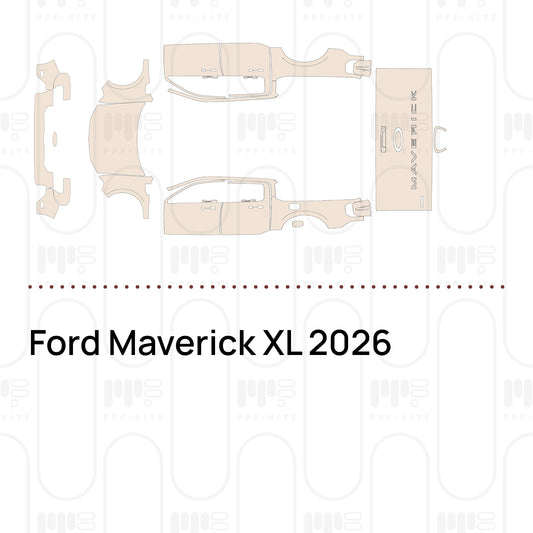 Ford Maverick XL 2026 – Pre-Cut PPF