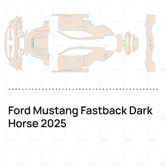 Pre-Cut PPF Ford Mustang Fastback Dark Horse 2025