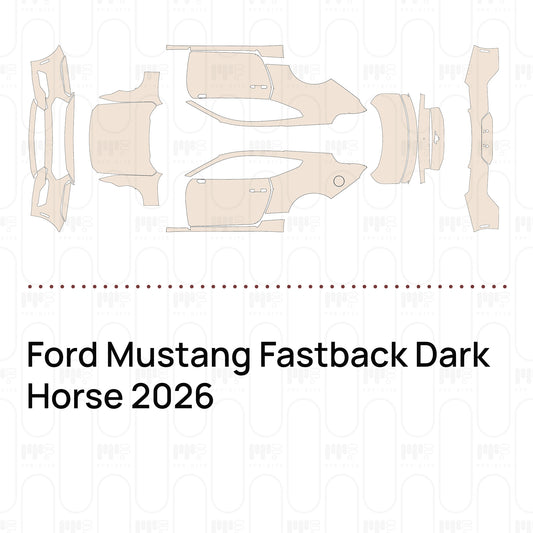 Pre-Cut PPF Ford Mustang Fastback Dark Horse 2026