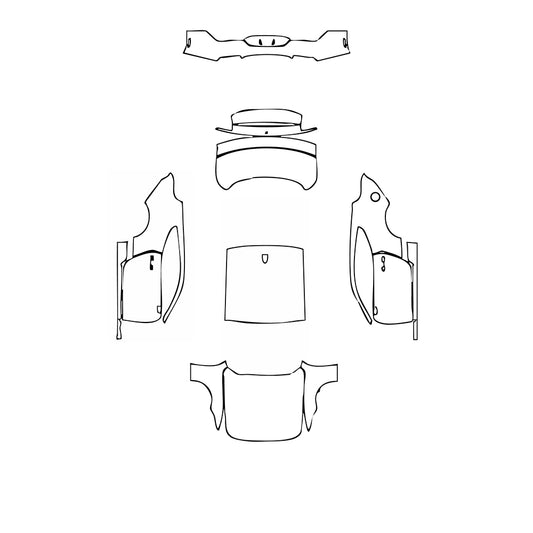 Pre-Cut PPF Ford Mustang Fastback EcoBoost Premium 2024 - PPF-Kits