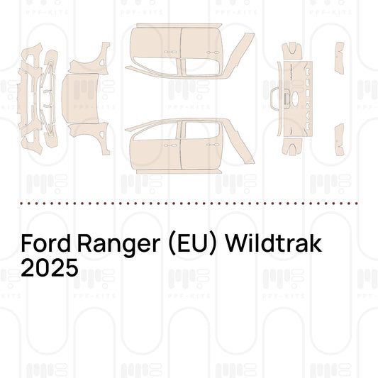 Ford Ranger (EU) Wildtrak 2025 – Pre-Cut PPF