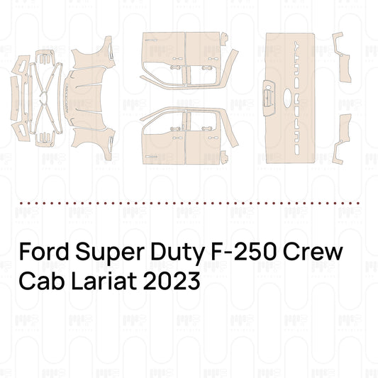 Pre-Cut PPF Ford Super Duty F-250 Crew Cab Lariat 2023