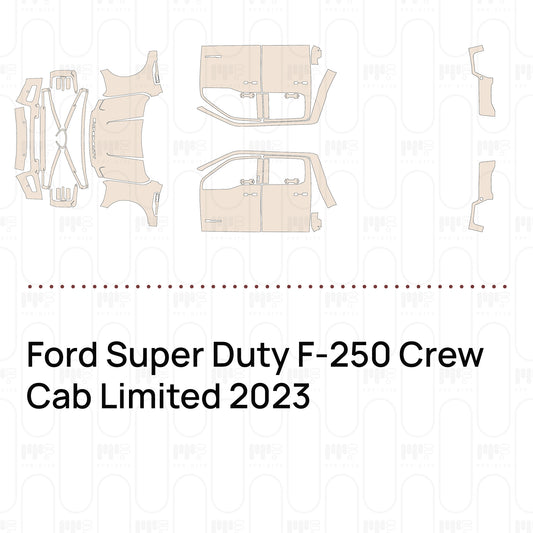 Pre-Cut PPF Ford Super Duty F-250 Crew Cab Limited 2023