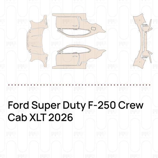 Pre-Cut PPF Ford Super Duty F-250 Crew Cab XLT 2026
