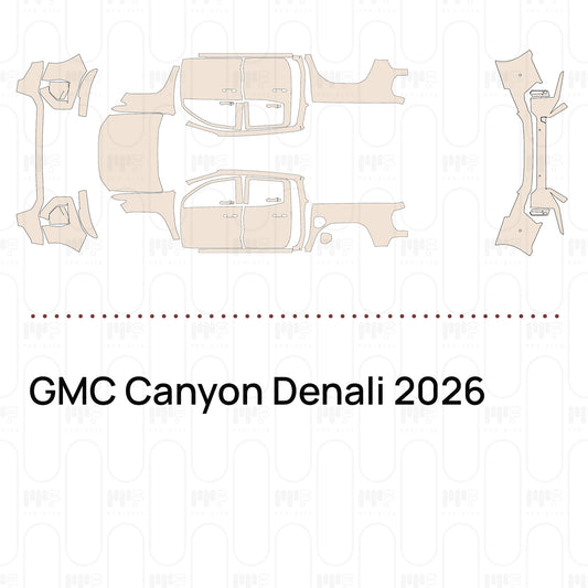 Pre-Cut PPF GMC Canyon Denali 2026