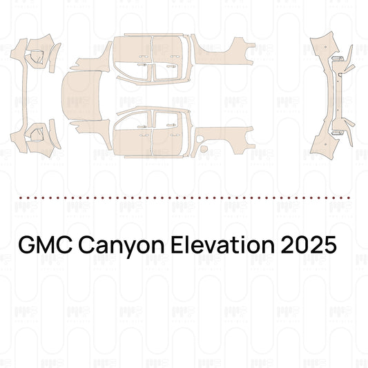 Pre-Cut PPF GMC Canyon Elevation 2025