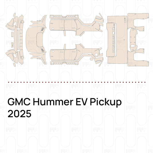 Pre-Cut PPF GMC Hummer EV Pickup 2025
