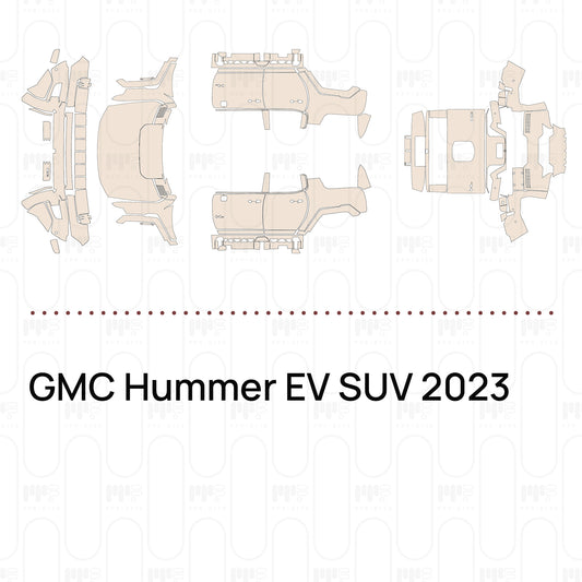 Pre-Cut PPF GMC Hummer EV SUV 2023