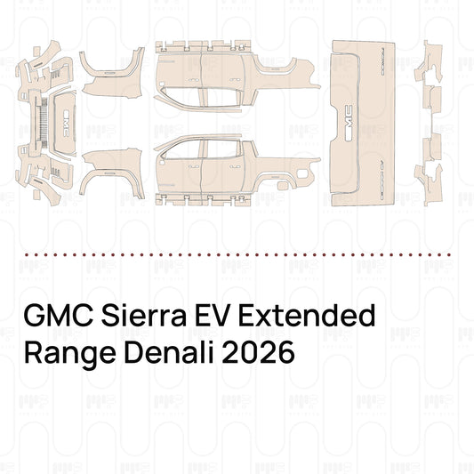 Pre-Cut PPF GMC Sierra EV Extended Range Denali 2026