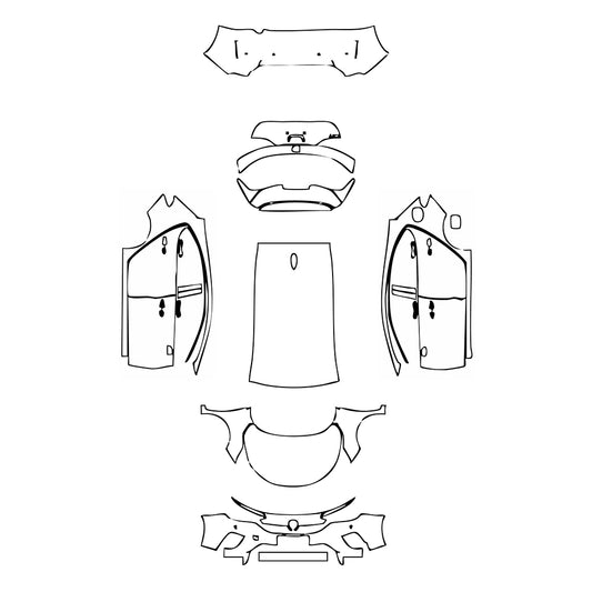 Pre-Cut PPF Honda City (BR) Hatchback 2024 - PPF-Kits