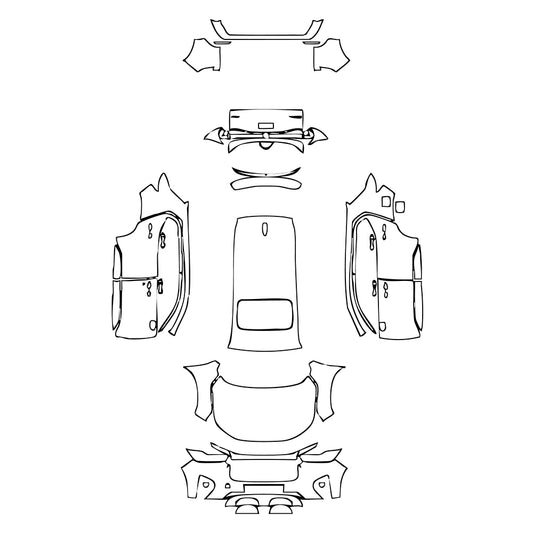 Passgenaue Lackschutzfolien PPF Honda Elevate (IN) ZX 2025